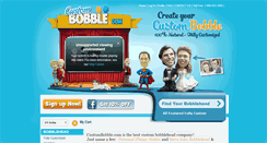 Desktop Screenshot of custombobble.com